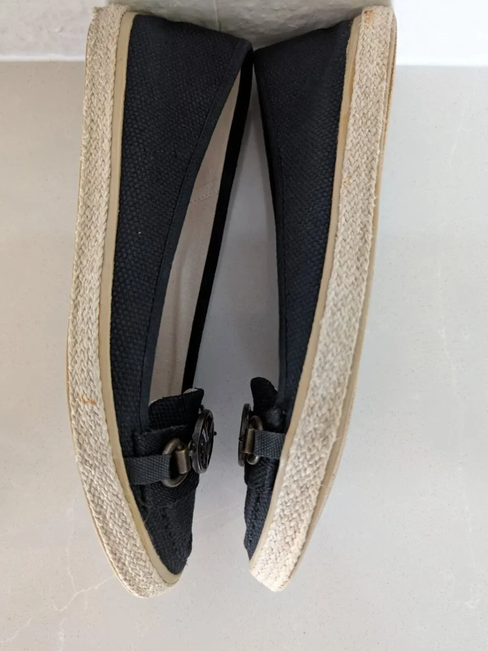 Yves Saint Laurent black canvas